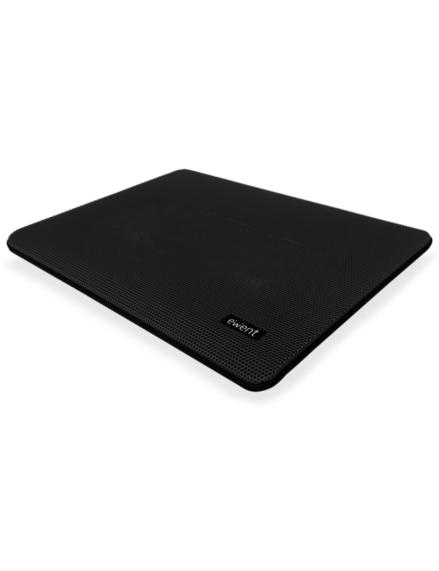 Ewent EW1256 almohadilla fría 43,2 cm (17") 1000 RPM Negro