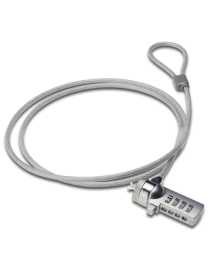 Ewent EW1241 cable antirrobo Plata 1,5 m