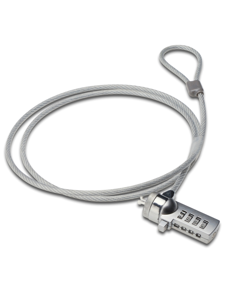 Ewent EW1241 cable antirrobo Plata 1,5 m