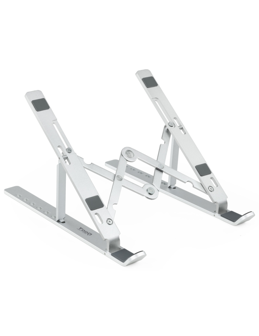 TooQ TQLRS0033-AL soporte para ordenador portátil Soporte para ordenador portátil y tableta Plata 38,1 cm (15")