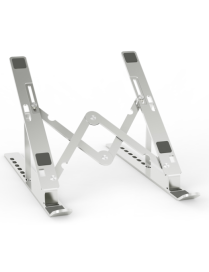 AISENS Soporte de Sobremesa Ajustable para Portatil / Tablet, Plata