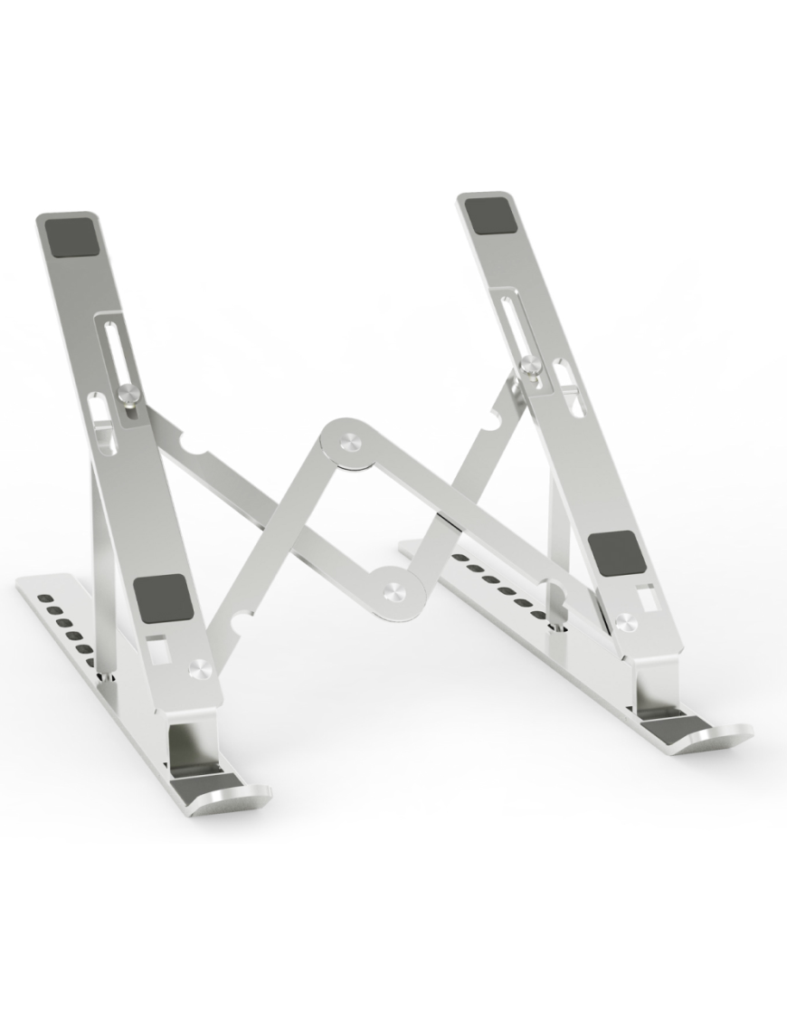 AISENS Soporte de Sobremesa Ajustable para Portatil / Tablet, Plata