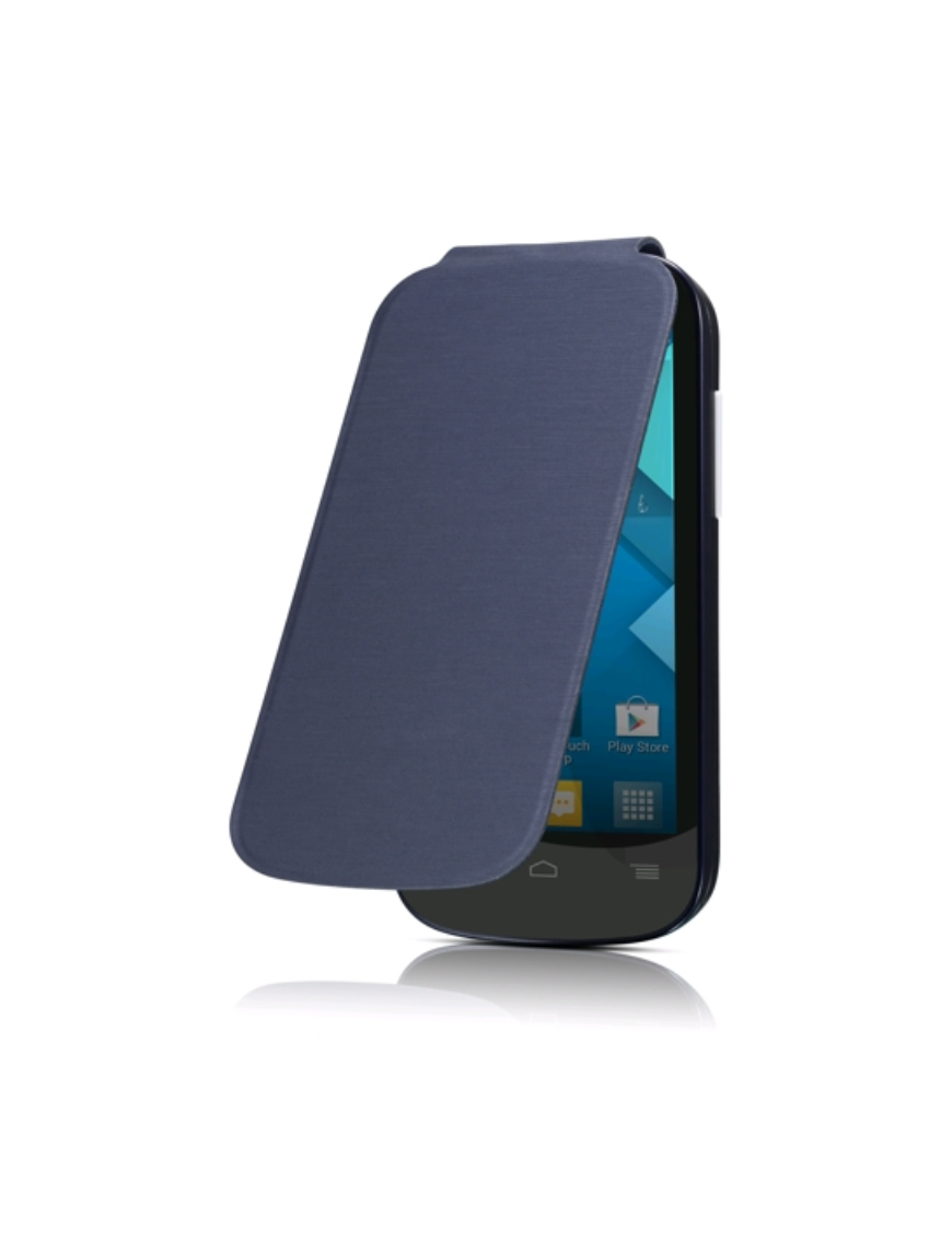 Alcatel F-GCGB27B0A10C1-A1 funda para teléfono móvil Libro Negro, Azul