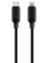 Gembird CC-USB2-CM8PM-1.5M cable de conector Lightning 1,5 m Negro