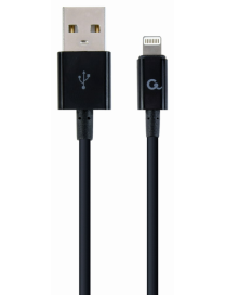 Cablexpert CC-USB2P-AMLM-2M cable de conector Lightning Negro