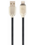 Cablexpert CC-USB2R-AMLM-1M cable de conector Lightning Negro