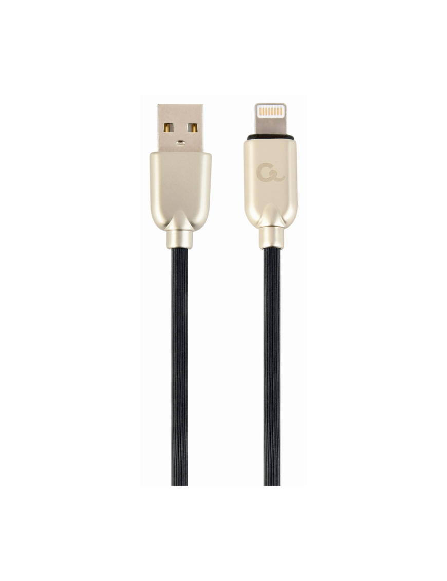 Cablexpert CC-USB2R-AMLM-2M cable de conector Lightning Negro