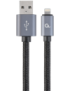 Gembird CCB-MUSB2B-AMLM-6 cable de conector Lightning 1,8 m Negro