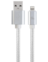 Gembird CCB-MUSB2B-AMLM-6-S cable de conector Lightning 1,8 m Plata