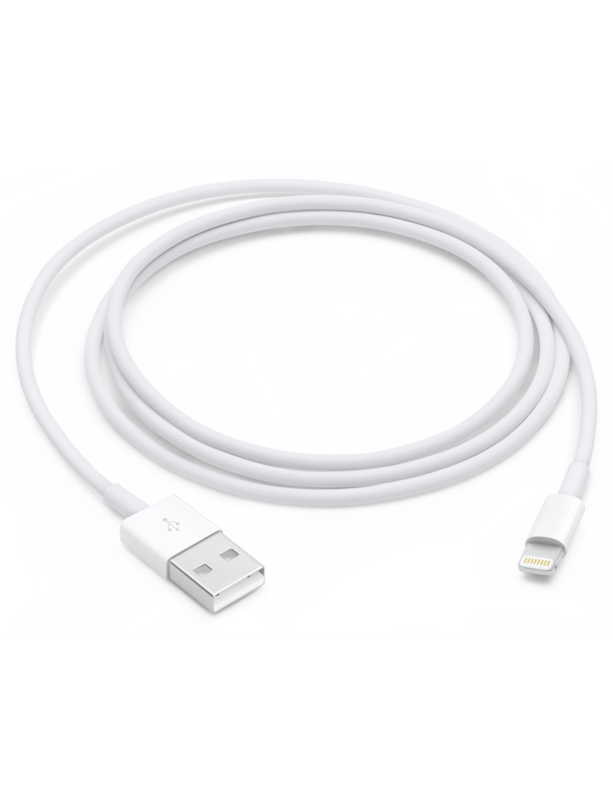 Apple MXLY2ZM/A cable de conector Lightning 1 m Blanco