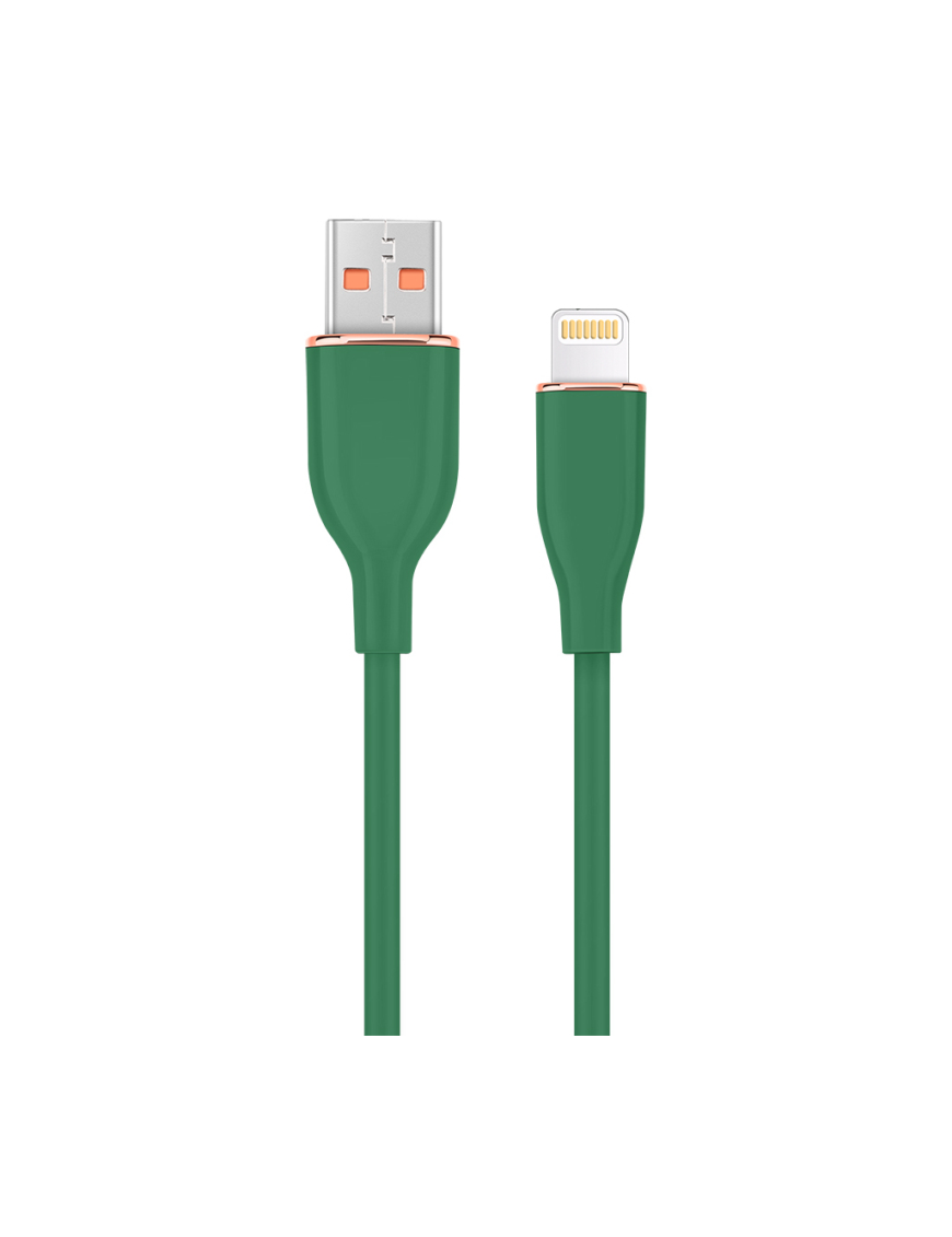 Gembird Premium Silikon Lade-Datenkabel 1.5 m Grün - CC-USB2S-AM8PM-1 - Digital/Daten - 1,5 m