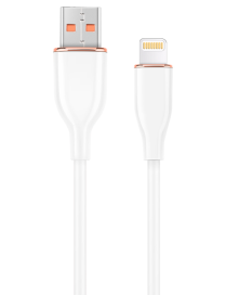 Gembird CC-USB2S-AM8PM-1.5M-W cable de conector Lightning 1,5 m Blanco