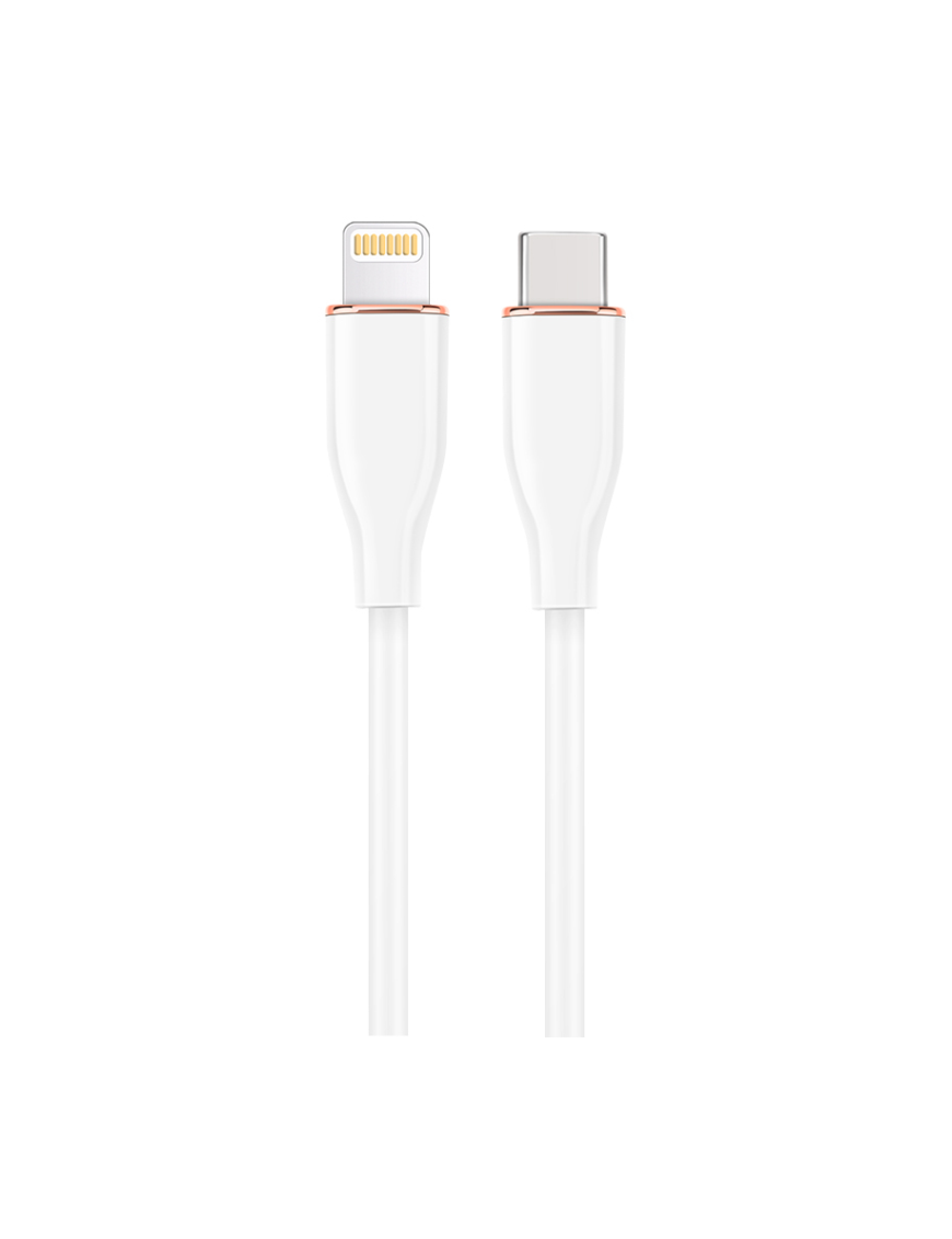 Gembird GMB Audio CC-USB2S-CM8PM-1.5M-W cable de conector Lightning 1,5 m Blanco