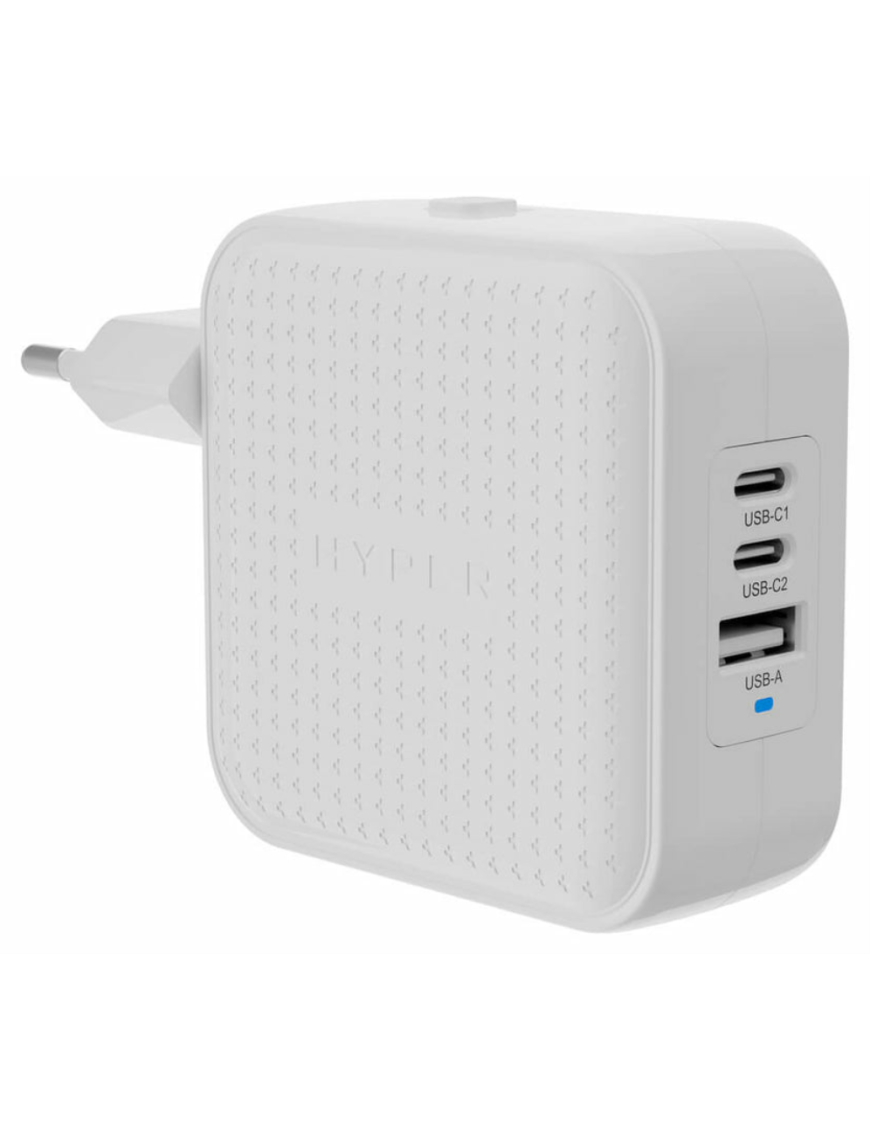 HYPER HJ1003WHWWGL cargador de dispositivo móvil Portátil, Smartphone, Tableta Blanco Corriente alterna Carga rápida Interior