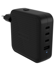 HYPER HJ1002BKWWGL cargador de dispositivo móvil Portátil, Smartphone, Tableta Negro Corriente alterna Carga rápida Interior