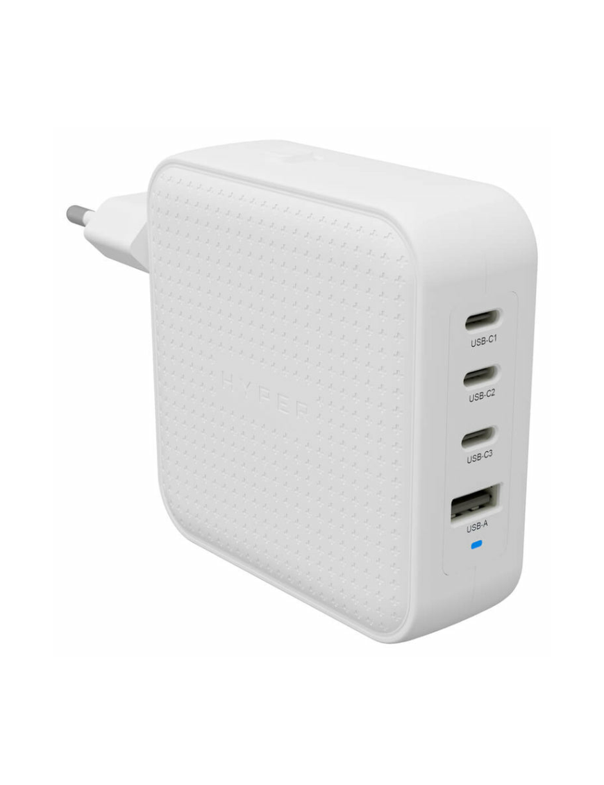 HYPER HJ1002WHWWGL cargador de dispositivo móvil Portátil, Smartphone, Tableta Blanco Corriente alterna Carga rápida Interior