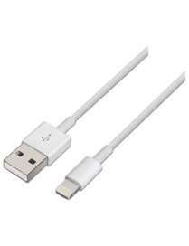 AISENS A102-0035 cable de conector Lightning 1 m Blanco