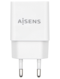 AISENS Cargador USB 10W Alta Eficiencia, 5V/2A, Blanco