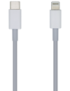 AISENS Cable USB 2.0 USB-? A Lightning PD 2A, Lightning/M-USB-?/M, Blanco, 2.0m