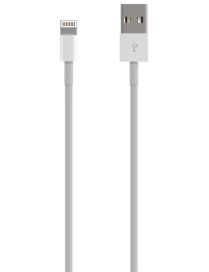 AISENS Cable Lightning A USB 2.0, Lightning/M-USB A/M, Blanco, 0.5 m