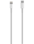 AISENS Cable USB 2.0 USB-C A Lightning PD 2A, Lightning/M-USB-C/M, Blanco, 0.5 m