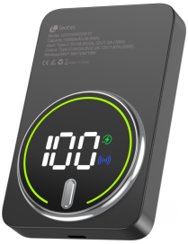 Leotec Power Bank inalámbrico 10000mAh 20W Negro