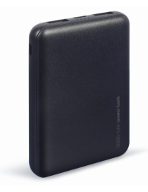 Gembird PB05-02 batería externa Polímero de litio 5000 mAh Negro
