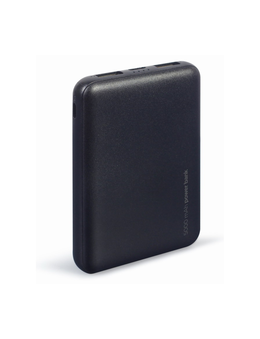 Gembird PB05-02 batería externa Polímero de litio 5000 mAh Negro