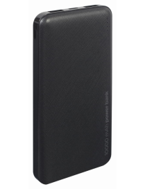 Gembird PB10-02 batería externa Polímero de litio 10000 mAh Negro