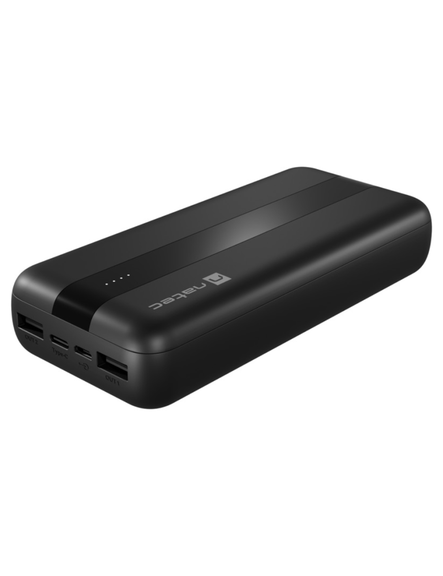 NATEC Trevi Polímero de litio 20000 mAh Negro