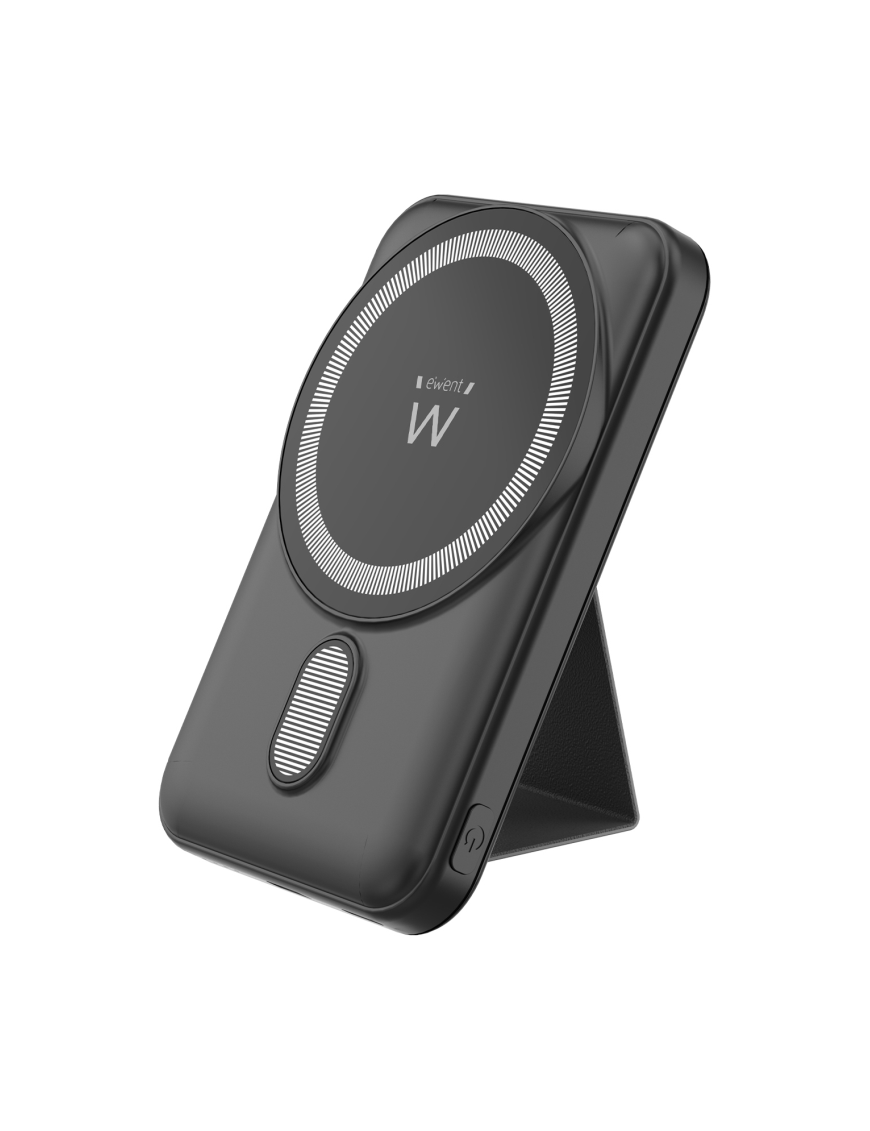 Ewent EW1162 batería externa Polímero de litio Cargador inalámbrico Negro