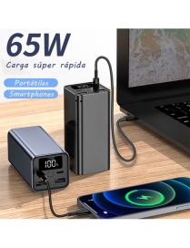 Leotec Batería externa para portátiles 65W POWER DELIVERY 20.000mAh