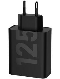 Motorola TurboPower 125W Universal Negro Corriente alterna Carga rápida Interior