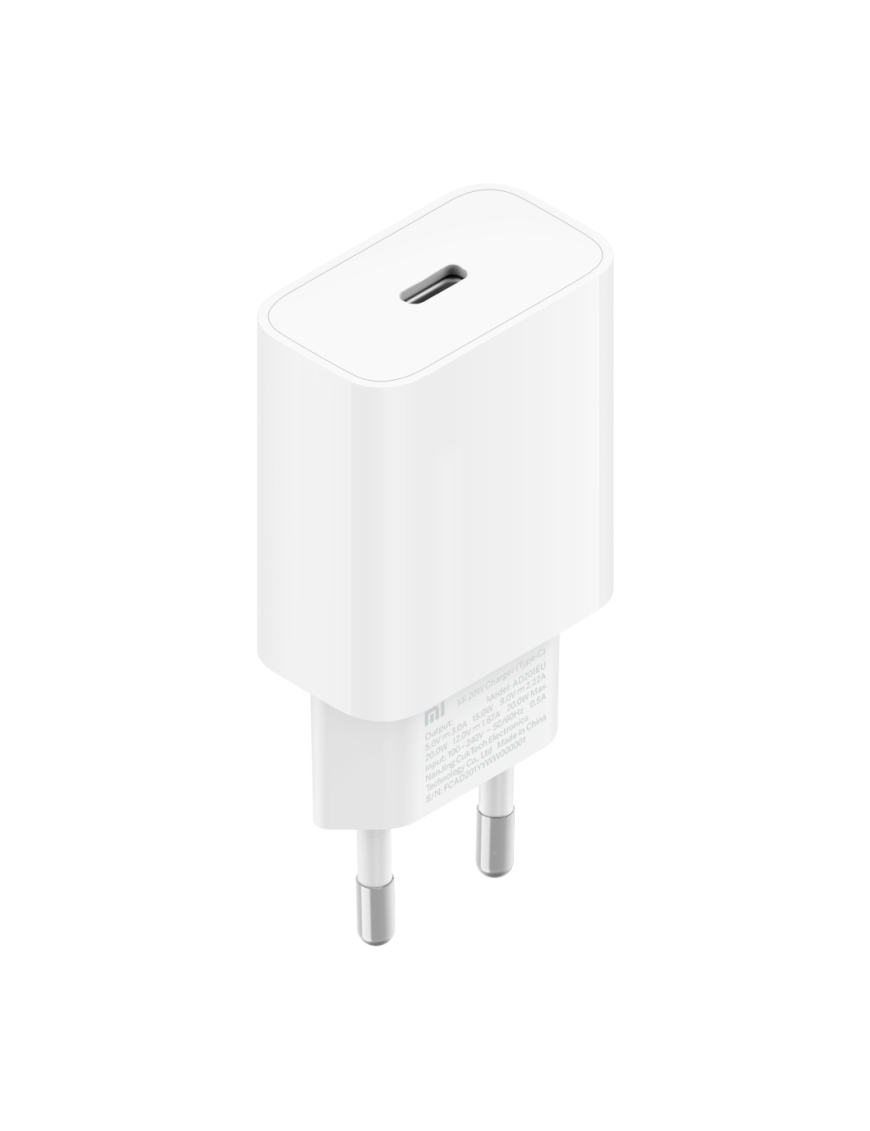 Xiaomi Mi 20W Consola de juegos portátil, Smartphone, Tableta Blanco Corriente alterna Carga rápida Interior