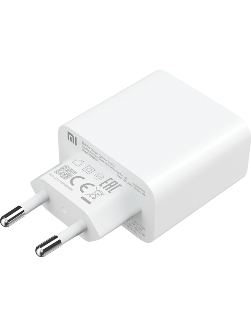 Xiaomi Mi 33W Universal Blanco Corriente alterna Carga rápida Interior