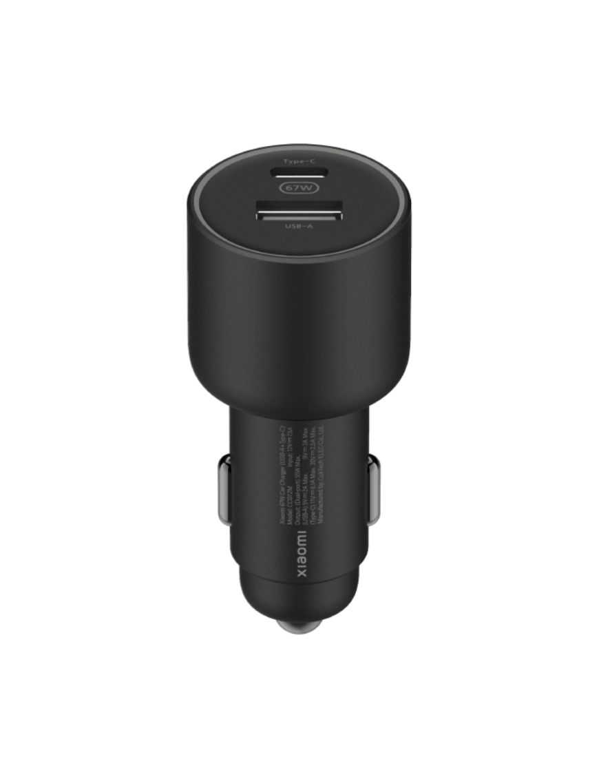 Xiaomi 43907 cargador de dispositivo móvil Universal Negro Encendedor de cigarrillos Auto