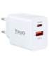 TooQ TQWC-2SC04WT cargador de dispositivo móvil Universal Blanco Corriente alterna Carga rápida Interior