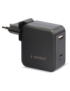 Gembird NPA-PD60-01 cargador de dispositivo móvil Portátil, Smartphone Negro Corriente alterna Interior