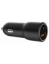 Gembird TA-UC-AC2PDQC38-CAR-01 cargador de dispositivo móvil Universal Negro Encendedor de cigarrillos Carga rápida Auto