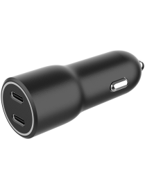 Gembird TA-UC-C2PD40-CAR-01 cargador de dispositivo móvil Universal Negro Encendedor de cigarrillos Carga rápida Auto