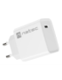 NATEC RIBERA Universal Blanco Corriente alterna Carga rápida Interior