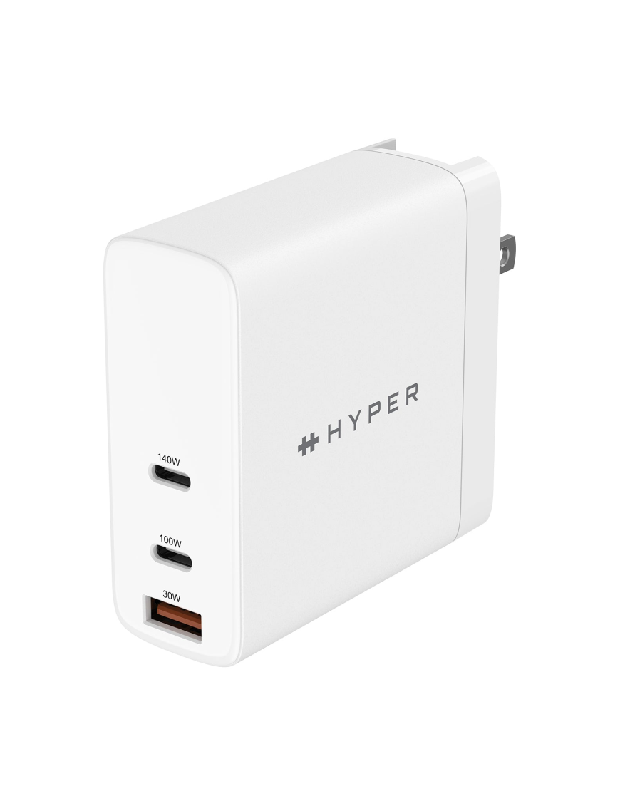 HYPER HJG140WW cargador de dispositivo móvil Universal Blanco Corriente alterna Carga rápida Interior