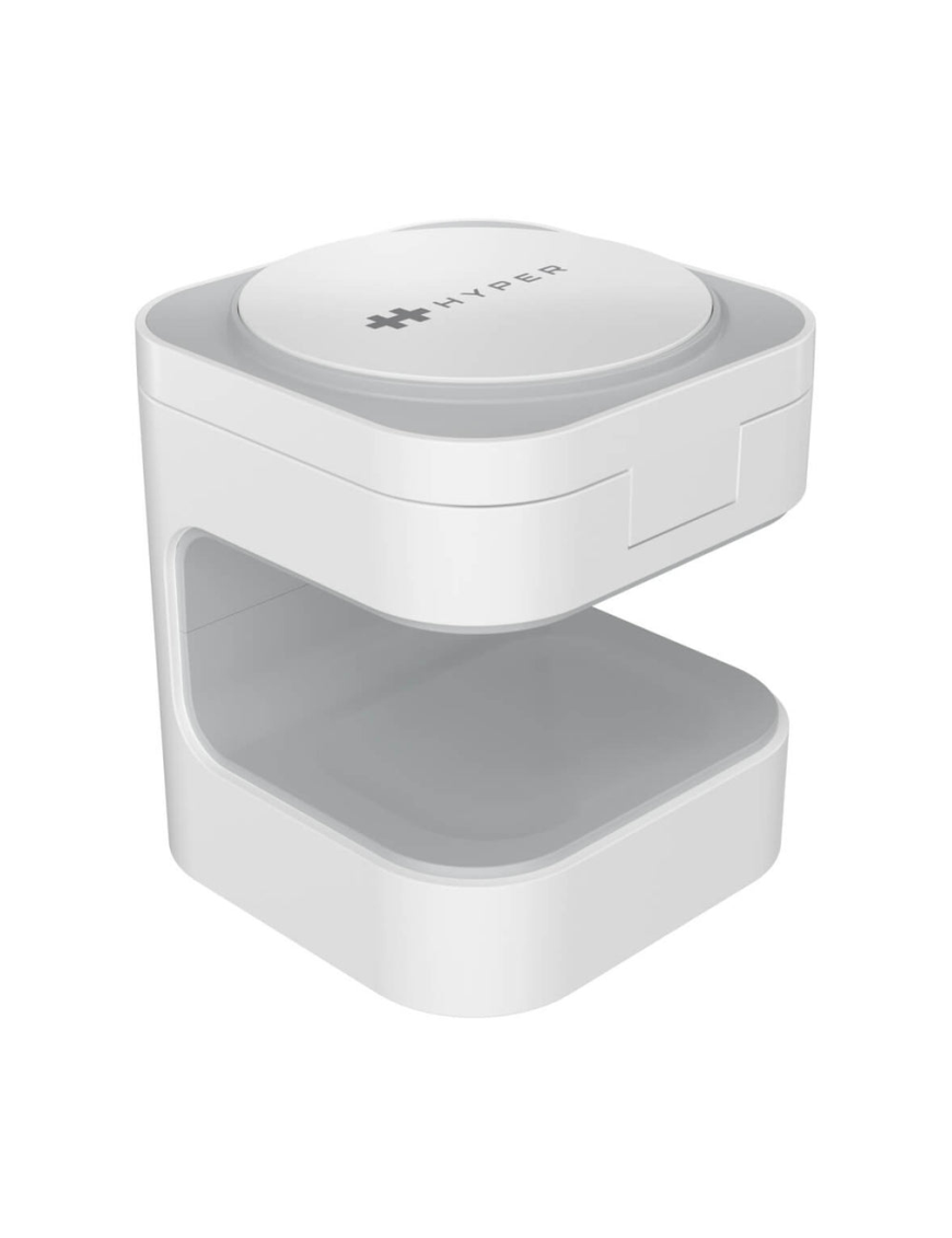 Targus HJ3320WHGL cargador de dispositivo móvil Auriculares, Smartphone, Reloj inteligente Blanco USB Cargador inalámbrico Carga