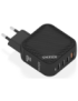 AISENS ASCH-100W4P029-BK cargador de dispositivo móvil Universal Corriente alterna Carga rápida Interior