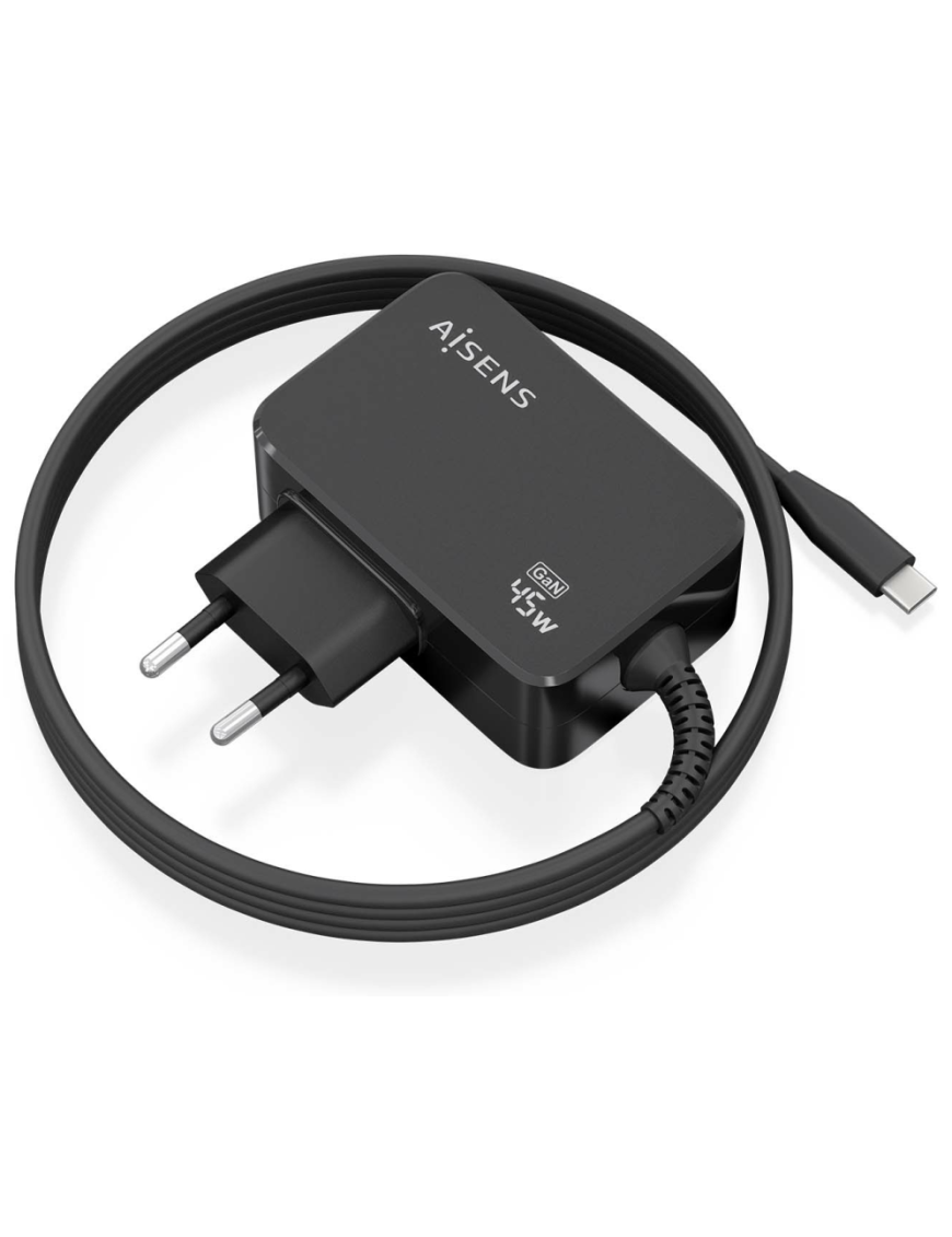 AISENS ASCH-1PD45WL032-BK cargador de dispositivo móvil Universal Corriente alterna Interior