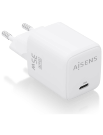 AISENS ASCH-35W1P016-W cargador de dispositivo móvil Universal Corriente alterna Carga rápida Interior