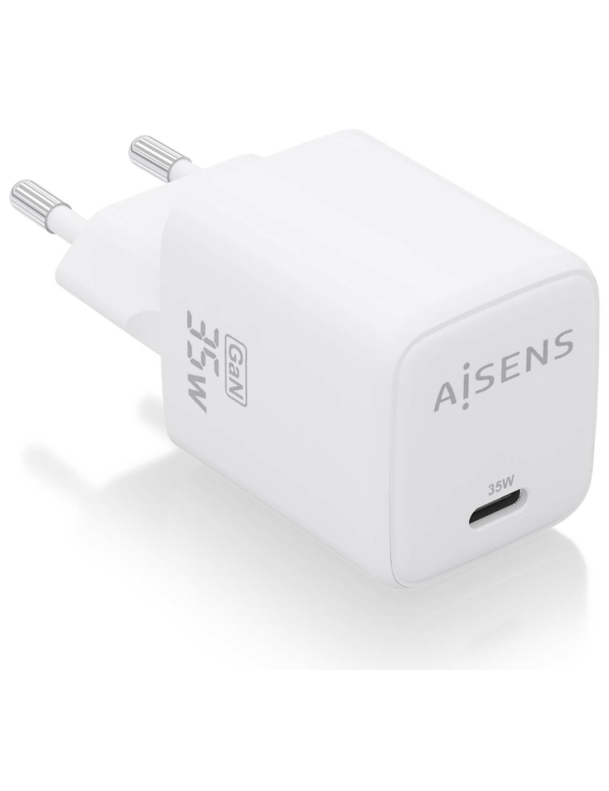 AISENS ASCH-35W1P016-W cargador de dispositivo móvil Universal Corriente alterna Carga rápida Interior
