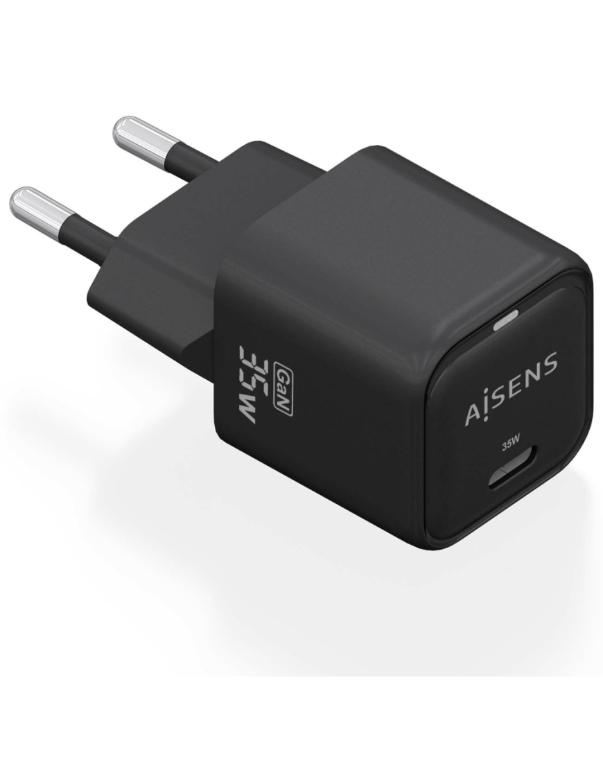 AISENS ASCH-35W1P023-BK cargador de dispositivo móvil Universal Corriente alterna Carga rápida Interior