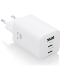 AISENS ASCH-65W3P041-W cargador de dispositivo móvil Universal Corriente alterna Carga rápida Interior