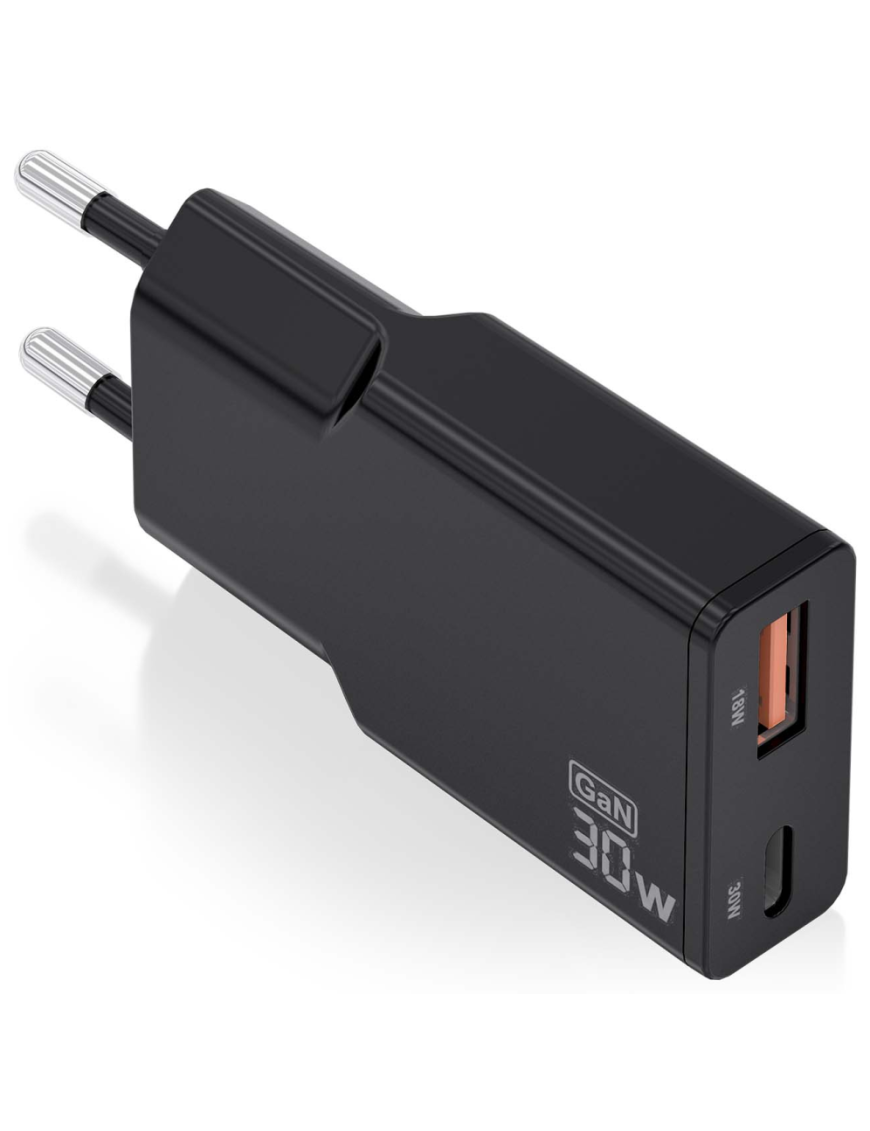 AISENS ASCH-30W2P047-BK cargador de dispositivo móvil Cámara digital, MP3, MP4, Teléfono móvil, Navegante, Portátil, Consola de